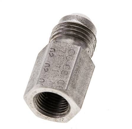 JIC Reducing Nipple G1/8'' Female x UNF 1/2''-20 Male Stainless Steel 275bar (3863.75psi)