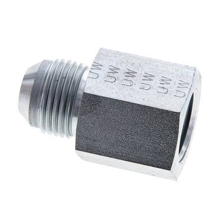 JIC Reducing Nipple UNF 7/8''-14 Male x 1/2'' NPT Female Steel 210bar (2950.5psi)