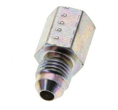 JIC Reducing Nipple UNF 7/16''-20 Male x 1/8'' NPT Female Steel 310bar (4355.5psi) [2 Pieces]