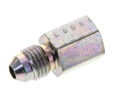 JIC Reducing Nipple UNF 7/16''-20 Male x 1/8'' NPT Female Steel 310bar (4355.5psi) [2 Pieces]