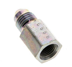 JIC Reducing Nipple UNF 7/16''-20 Male x 1/8'' NPT Female Steel 310bar (4355.5psi) [2 Pieces]