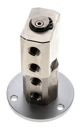 Rotary Joint G1/8'' Female Nickel-plated Brass FKM 12bar (168.60000000000002psi)