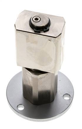 Rotary Joint G1/8'' Female Nickel-plated Brass FKM 12bar (168.60000000000002psi)