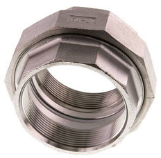 Union Straight Connector Rp2 1/2'' Female Stainless Steel Flat Seal PTFE 16bar (224.8psi)