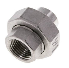 Union Straight Connector Rp1/2'' Female x 21.3mm Weld End Stainless Steel Conical Seal 16bar (224.8psi)