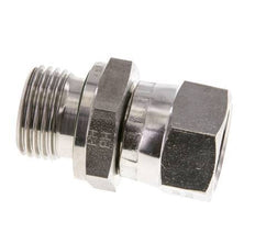 JIC Reducing Nipple UNF 3/4''-16 Female x G1/2'' Male Adjustable Stainless Steel 275bar (3863.75psi)