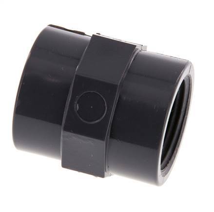 Socket Rp3/4'' Female PVC-U 16bar (224.8psi) EN 1452-3 [2 Pieces]
