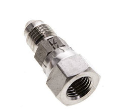 JIC Nipple UNF 7/16''-20 Male x Female Stainless Steel 310bar (4355.5psi)