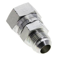 JIC Reducing Nipple UNF 7/8''-14 Male x UN 1-1/16''-12 Female Steel 210bar (2950.5psi)