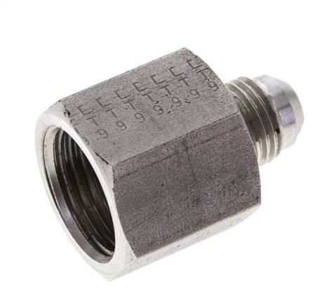 JIC Reducing Nipple UNF 9/16''-18 Male x UNF 7/8''-14 Female Stainless Steel 210bar (2950.5psi)