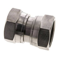 Reducing Straight Connector G1 1/2'' Female High Pressure Stainless Steel 60° Cone 125bar (1756.25psi) Hydraulic