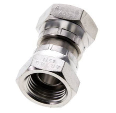 Reducing Straight Connector G1/2'' Female High Pressure Stainless Steel 60° Cone 300bar (4215.0psi) Hydraulic