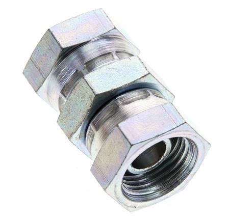 Reducing Straight Connector G1/2'' Female High Pressure Steel 60° Cone 300bar (4215.0psi) Hydraulic