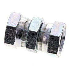 Reducing Straight Connector G1/2'' Female High Pressure Steel 60° Cone 300bar (4215.0psi) Hydraulic