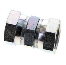 Reducing Straight Connector G1'' Female High Pressure Steel 60° Cone 150bar (2107.5psi) Hydraulic
