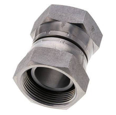 Reducing Straight Connector G1 1/2'' Female High Pressure Steel 60° Cone 125bar (1756.25psi) Hydraulic