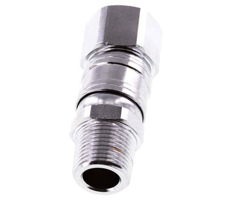 Rotary Joint R3/8'' Male x G3/8'' Female Nickel-plated Steel 15bar (210.75psi) for Tools
