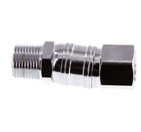 Rotary Joint R3/8'' Male x G3/8'' Female Nickel-plated Steel 15bar (210.75psi) for Tools