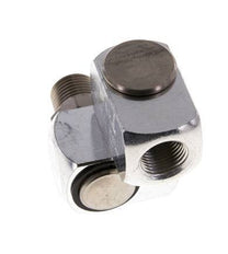 Rotary Joint R3/8'' Female x Male Z-shape Nickel-plated Brass 15bar (210.75psi)