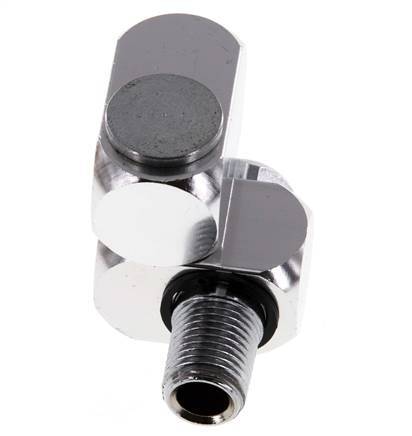 Rotary Joint R1/4'' Female x Male Z-shape Nickel-plated Brass 15bar (210.75psi)