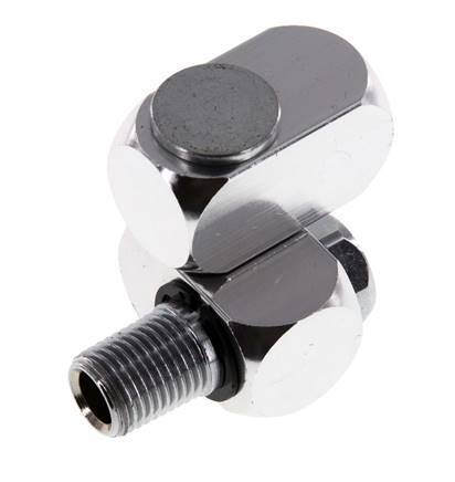 Rotary Joint R1/4'' Female x Male Z-shape Nickel-plated Brass 15bar (210.75psi)
