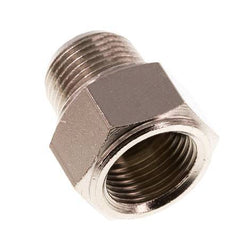 Threaded Extension 3/8'' R Male x Rp Female Nickel-plated Brass 16bar (224.8psi) [2 Pieces]