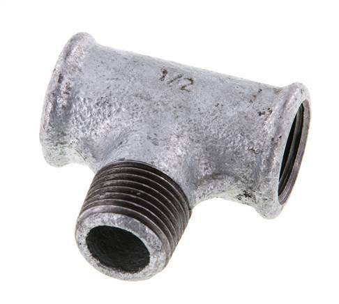 Tee Fitting R1/2'' Male x Rp1/2'' Female 25bar (351.25psi) [2 Pieces]