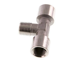 Tee Fitting G1/4'' Female x R1/4'' Male Stainless steel 150bar (2107.5psi)