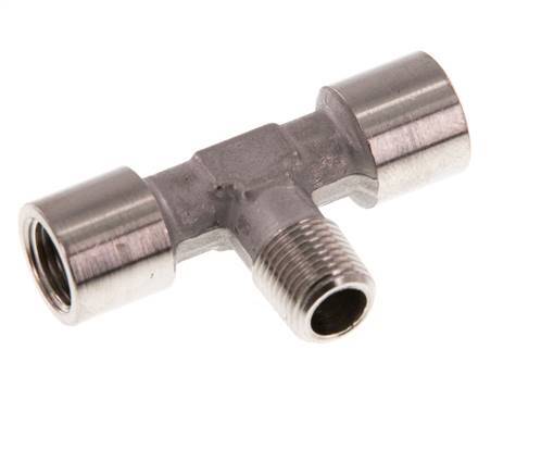 Tee Fitting G1/8'' Female x R1/8'' Male Stainless steel 150bar (2107.5psi)