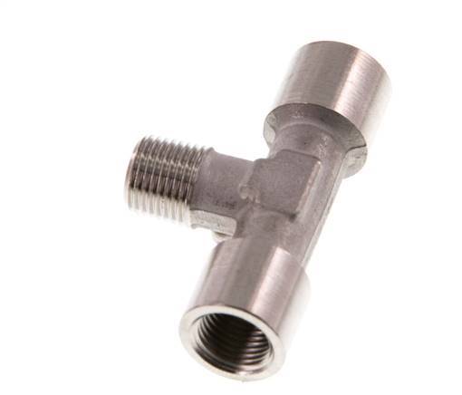 Tee Fitting G1/8'' Female x R1/8'' Male Stainless steel 150bar (2107.5psi)