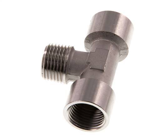 Tee Fitting G1/2'' Female x R1/2'' Male Stainless steel 150bar (2107.5psi)