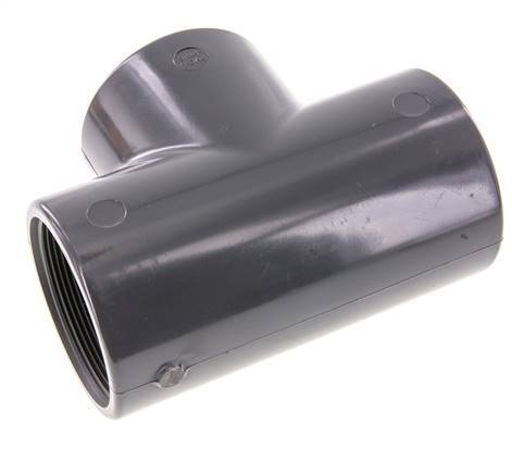 Tee Fitting Rp2 1/2'' Pvc-u EN 1452-3 16bar (224.8psi)