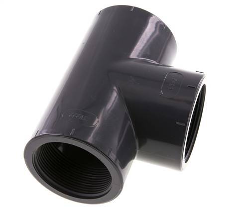 Tee Fitting Rp2'' Pvc-u EN 1452-3 16bar (224.8psi)