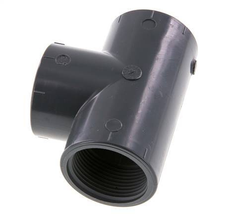 Tee Fitting Rp1 1/4'' Pvc-u EN 1452-3 16bar (224.8psi)