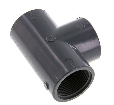 Tee Fitting Rp1 1/4'' Pvc-u EN 1452-3 16bar (224.8psi)