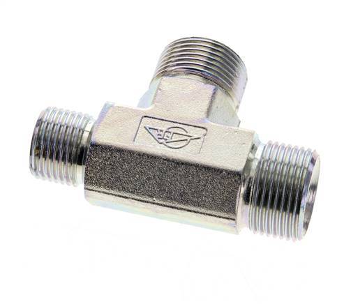 Tee Fitting G1/2'' x G3/4'' Male Steel 325bar (4566.25psi)