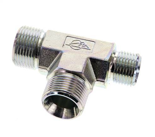 Tee Fitting G1/2'' x G3/4'' Male Steel 325bar (4566.25psi)