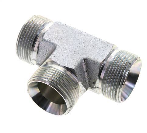 Tee Fitting G1 1/4'' Male Steel 190bar (2669.5psi)