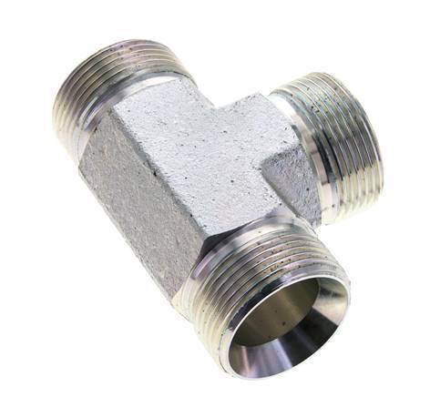 Tee Fitting G1 1/4'' Male Steel 190bar (2669.5psi)