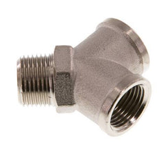 Y Fitting R3/8'' Male x G3/8'' Female nickel-plated 16bar (224.8psi) [2 Pieces]