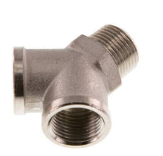 Y Fitting R3/8'' Male x G3/8'' Female nickel-plated 16bar (224.8psi) [2 Pieces]