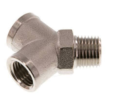 Y Fitting R1/4'' Male x G1/4'' Female nickel-plated 16bar (224.8psi) [2 Pieces]