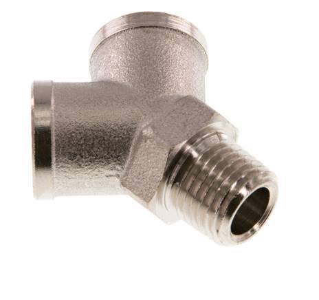 Y Fitting R1/4'' Male x G1/4'' Female nickel-plated 16bar (224.8psi) [2 Pieces]