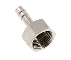 G 3/8'' x 6mm Nickel plated Brass Hose barb 16 Bar [2 Pieces]