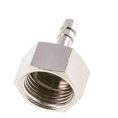 G 1/2'' x 6mm Nickel plated Brass Hose barb 16 Bar [2 Pieces]