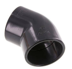 PVC 45deg Elbow Fitting Socket 75x88mm