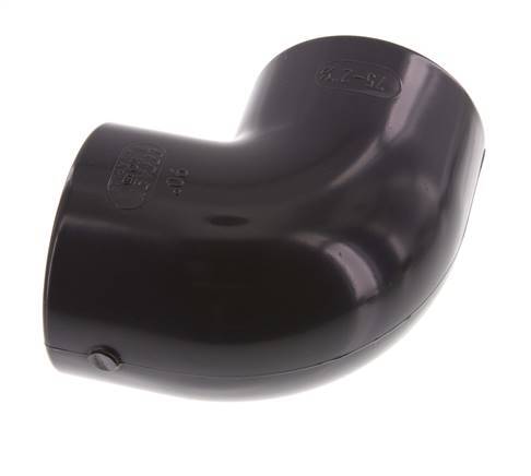 PVC 90deg Elbow Fitting Socket 75x89mm