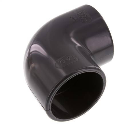 PVC 90deg Elbow Fitting Socket 75x89mm