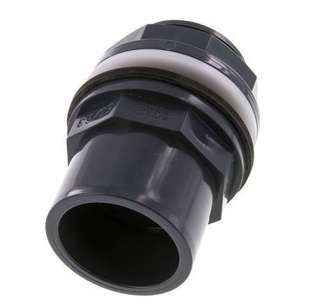 PVC Bulkhead Fitting Socket 50x63mm