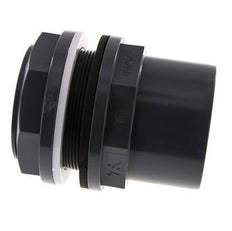 PVC Bulkhead Fitting Socket 75x90mm